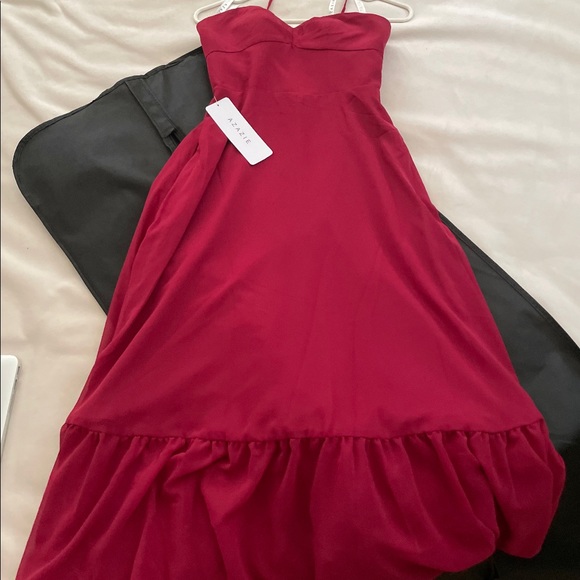 Azazie Dresses & Skirts - Azazie - burgundy braidsmaid dress